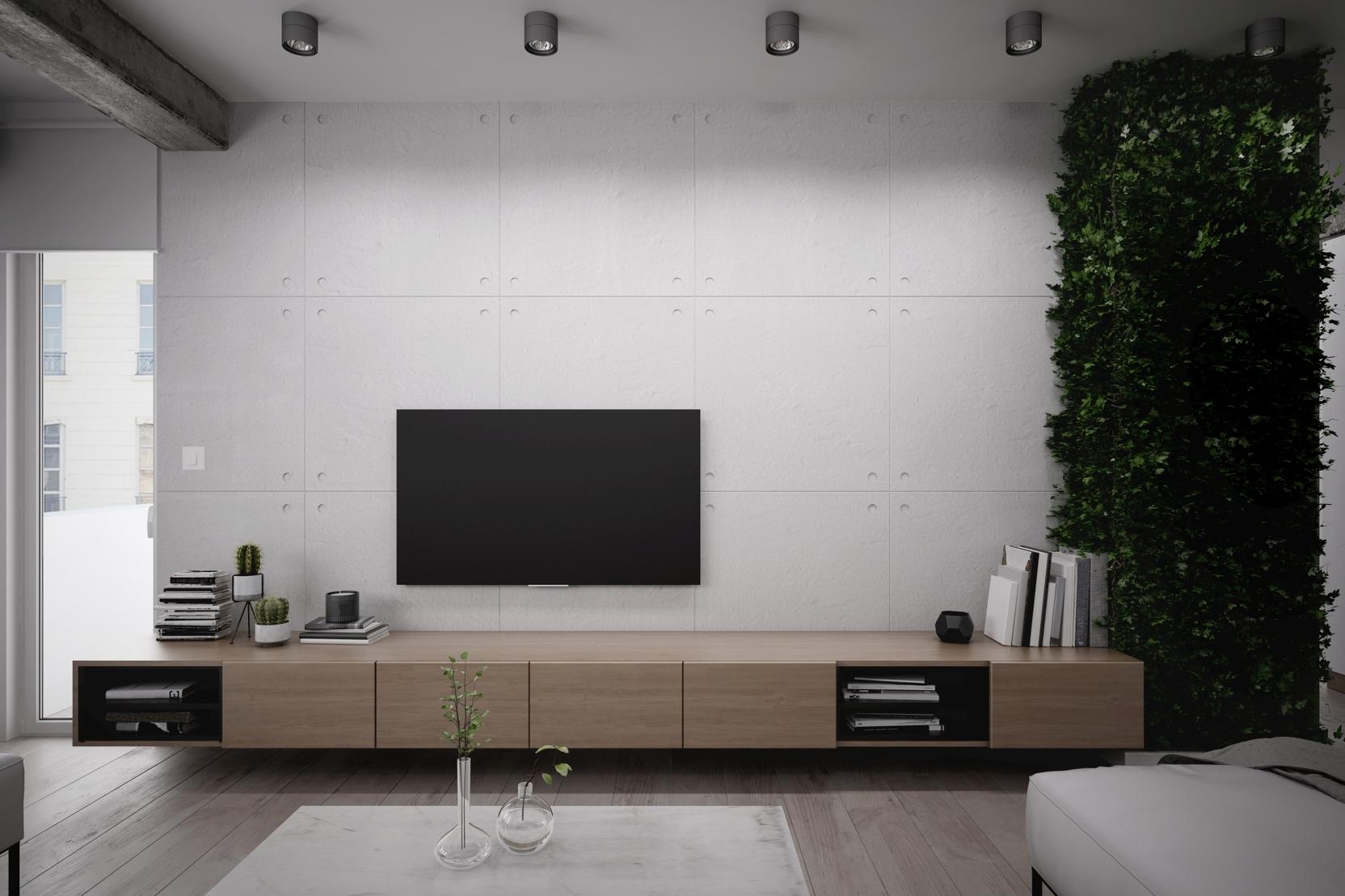 Hängeboards Möbelplaner Braunes Hängeboard Wohnzimmer