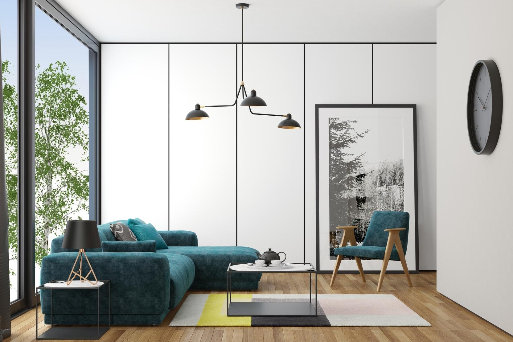 Weißer Wandschrank für Ihr Wohnzimmer